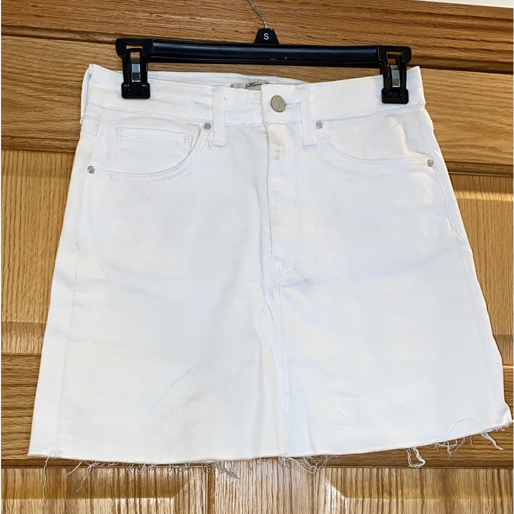 MAVI LINDSAY SKIRT - WHITE VINTAGE High Rise | Mini - Picture 3 of 8